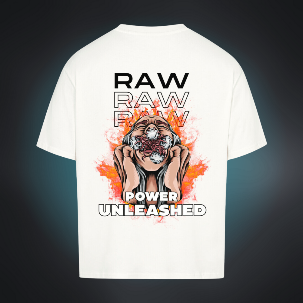 RAW POWER UNLEASHED Oversized Shirt