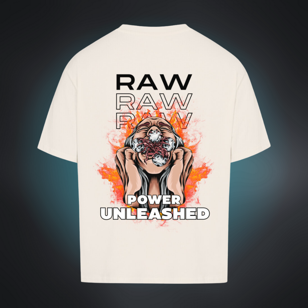 RAW POWER UNLEASHED Oversized Shirt