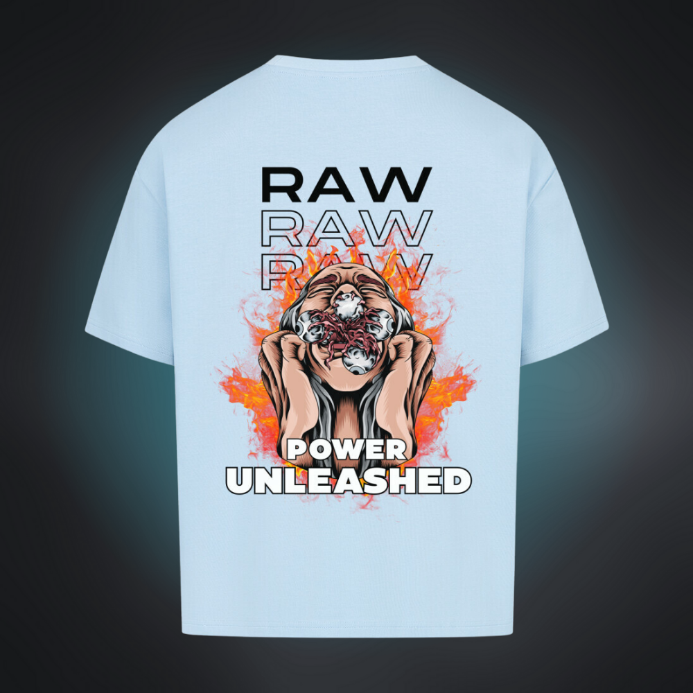 RAW POWER UNLEASHED Oversized Shirt