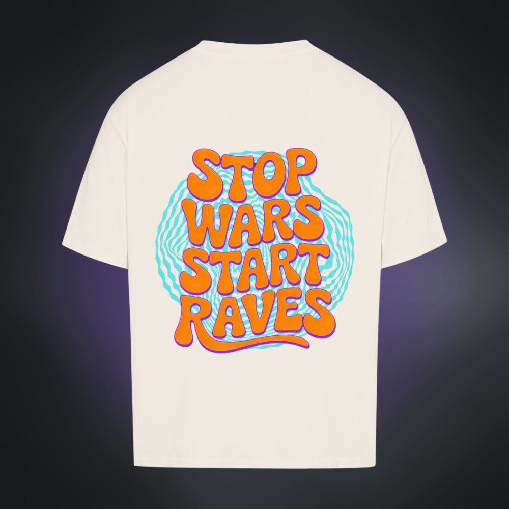 STOP WARS Oversized Shirt