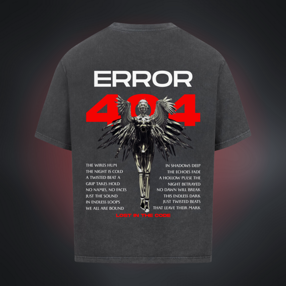 ERROR 404 Oversized Shirt