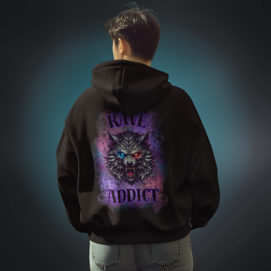 RAVE ADDICT Oversized Hoodie