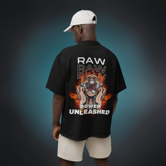 RAW POWER UNLEASHED Oversized Shirt