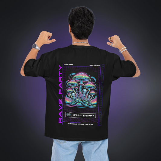 STAY TRIPPY Oversized Shirt