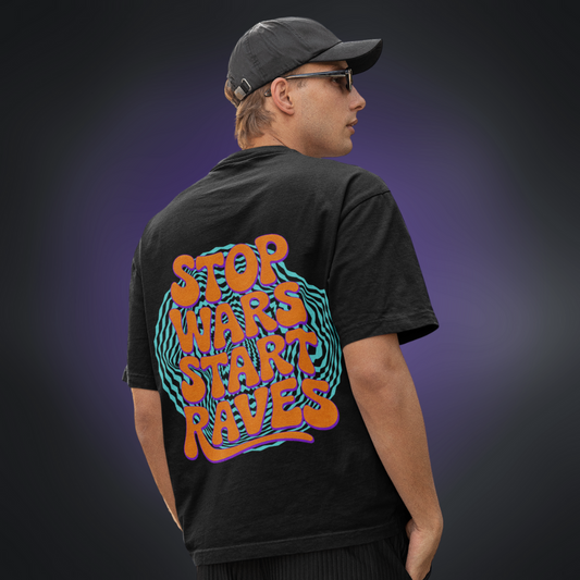 STOP WARS Oversized Shirt