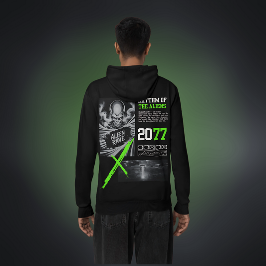 RHYTHM OF THE ALIENS Premium Organic Hoodie