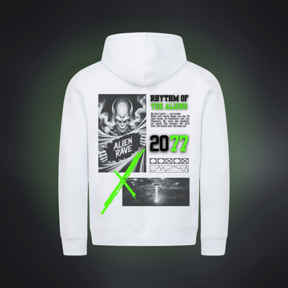 RHYTHM OF THE ALIENS Premium Organic Hoodie